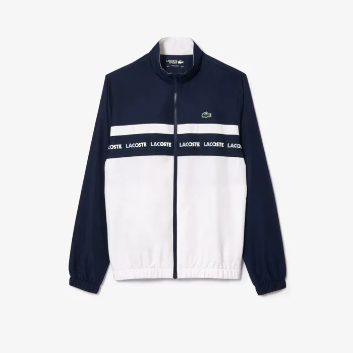 Matching Sets Men Lacoste Men039s Logo Stripe Tennis Sweatsuit Navy Blue White 525