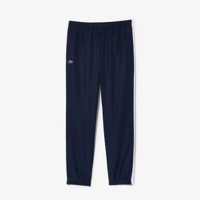 Matching Sets Men Lacoste Men039s Logo Stripe Tennis Sweatsuit Navy Blue White 525