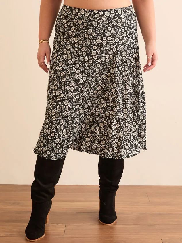 Maycie Floral Midi Skirt Blackivory Women Altar039d State Bottoms Maycie Floral Midi Skirt Blackivory Women Altar039d State Bottoms