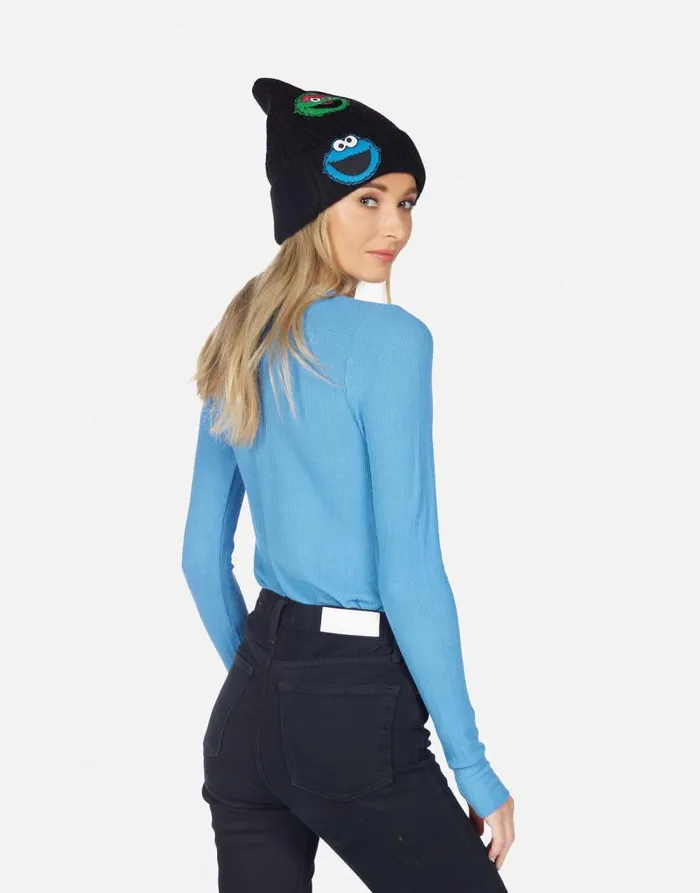 McKinley Crystal Cookie Monster Riptide Women Lauren Moshi Long Sleeve