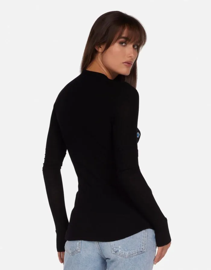 McKinley Neon Stud Elements Black Women Lauren Moshi Long Sleeve