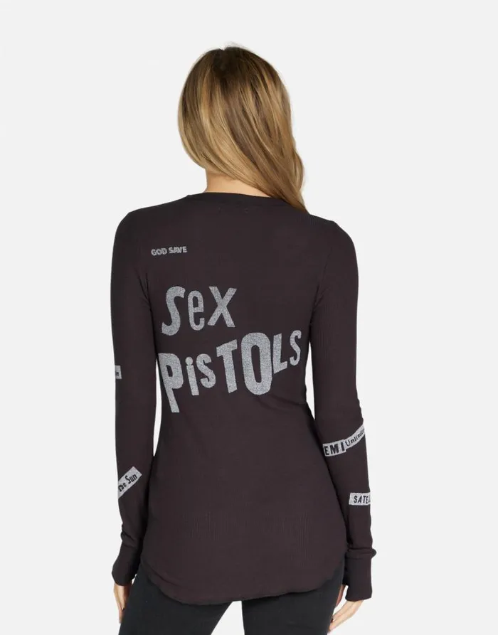 McKinley Sex Pistols Onyx Women Lauren Moshi Long Sleeve
