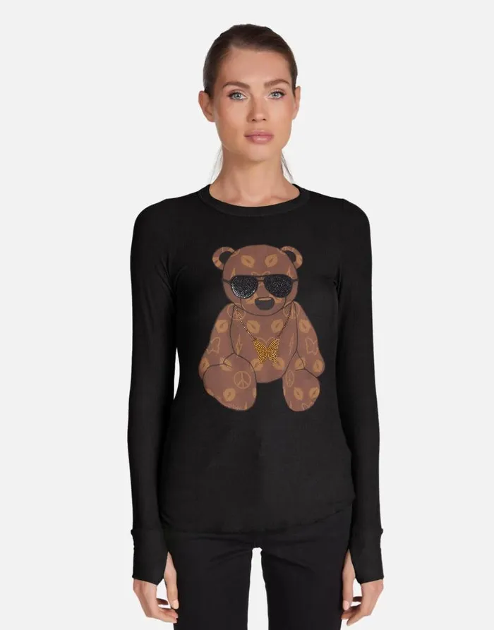 McKinley X Designer Bear Black Women Lauren Moshi Long Sleeve