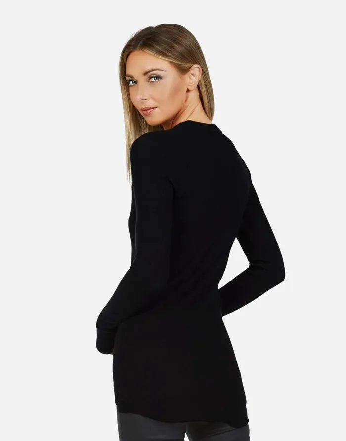 McKinley X Moshi Lightning Skull Black Women Lauren Moshi Long Sleeve