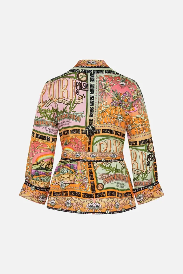 MEN039S ROBE JACKET LETS CHASE RAINBOWS Lets Chase Rainbows Mens Camilla Robes