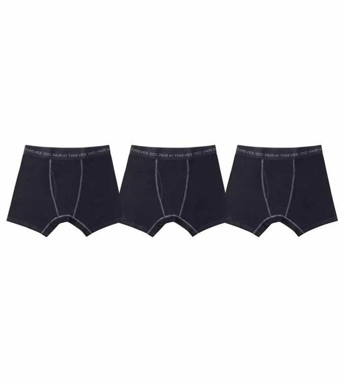 Men 4 Way Stetch Every Day Kit Cotton Stretch Boxer Briefs Black Charcoal Underwear 3 Pack Pair Of Thieves Boxer Briefs Men 4 Way Stetch Every Day Kit Cotton Stretch Boxer Briefs Black Charcoal Underwear 3 Pack Pair Of Thieves Boxer Briefs