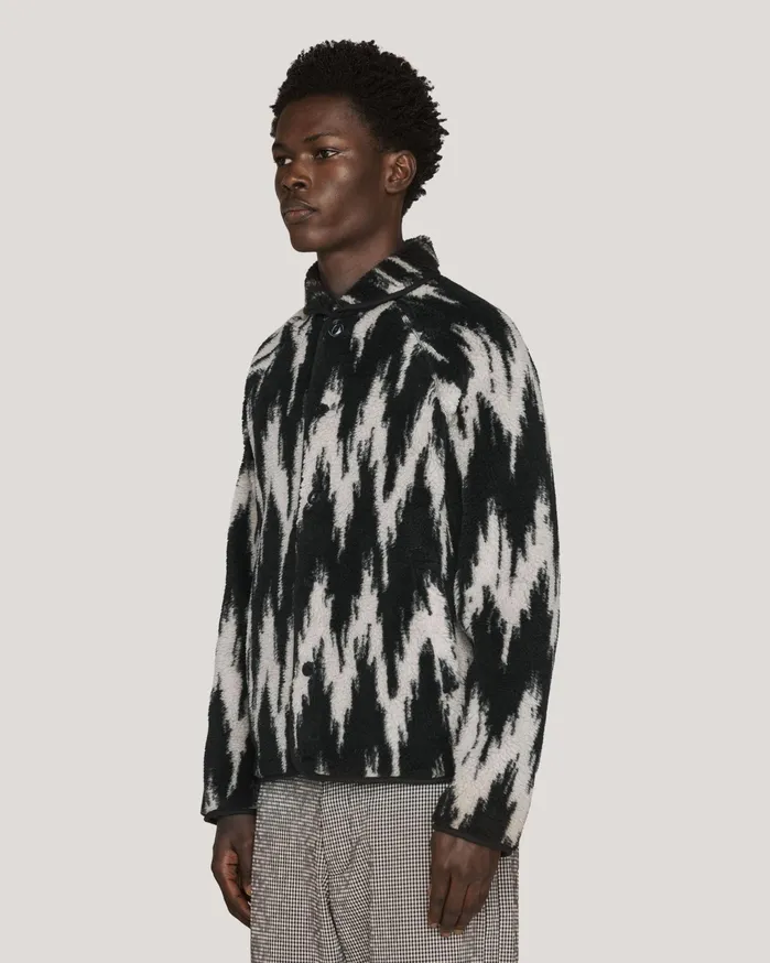 Men Beach Jacket Navy Multi YMC Outerwear