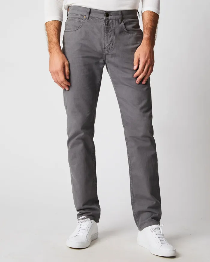 Men Bedford 5 Pocket Pant Steel Billy Reid Bottoms