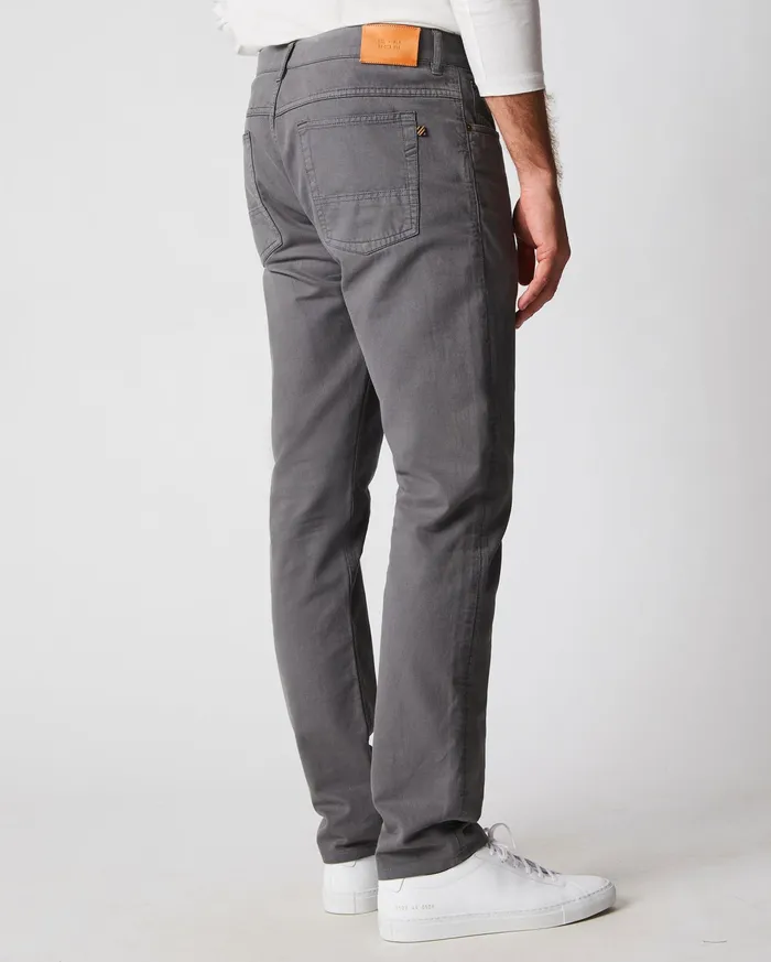 Men Bedford 5 Pocket Pant Steel Billy Reid Bottoms