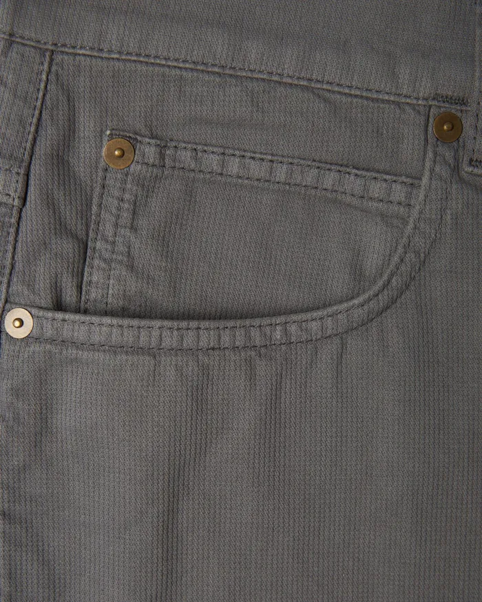Men Bedford 5 Pocket Pant Steel Billy Reid Bottoms