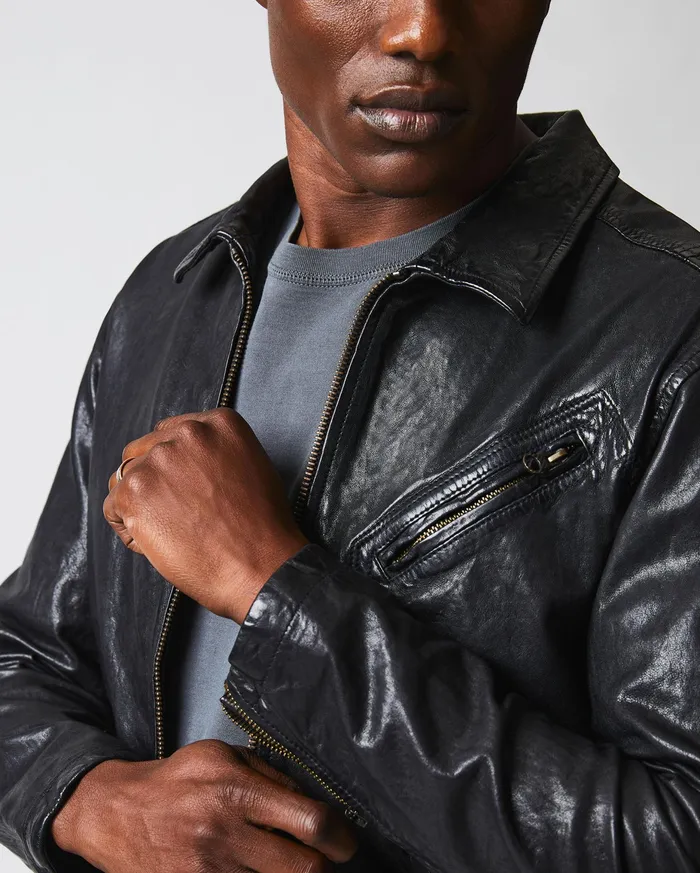 Men Blake Jacket Black Billy Reid Jackets and Outerwear