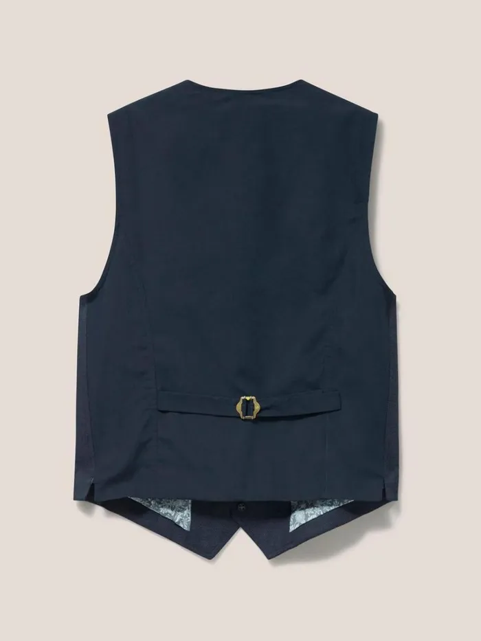 Men BLAZERS White Stuff Abbot Linen Regular Fit Waistcoat French Navy Men BLAZERS White Stuff Abbot Linen Regular Fit Waistcoat French Navy