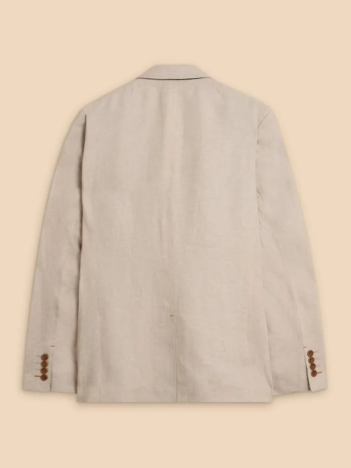 Men BLAZERS White Stuff Linen Blazer Natural White Men BLAZERS White Stuff Linen Blazer Natural White