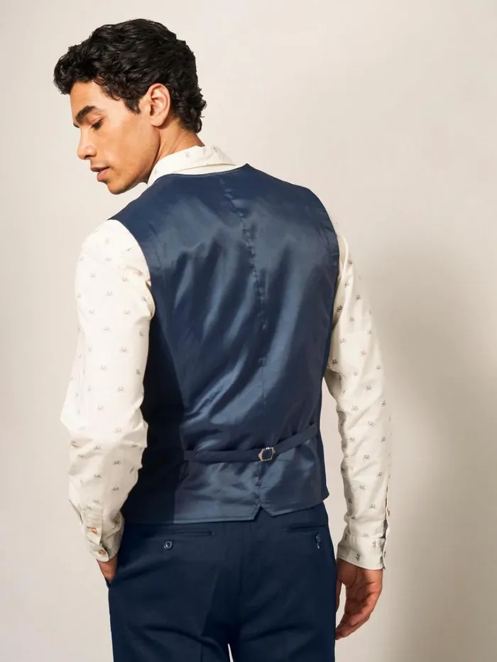 Men BLAZERS White Stuff York Waistcoat Dark Navy Men BLAZERS White Stuff York Waistcoat Dark Navy