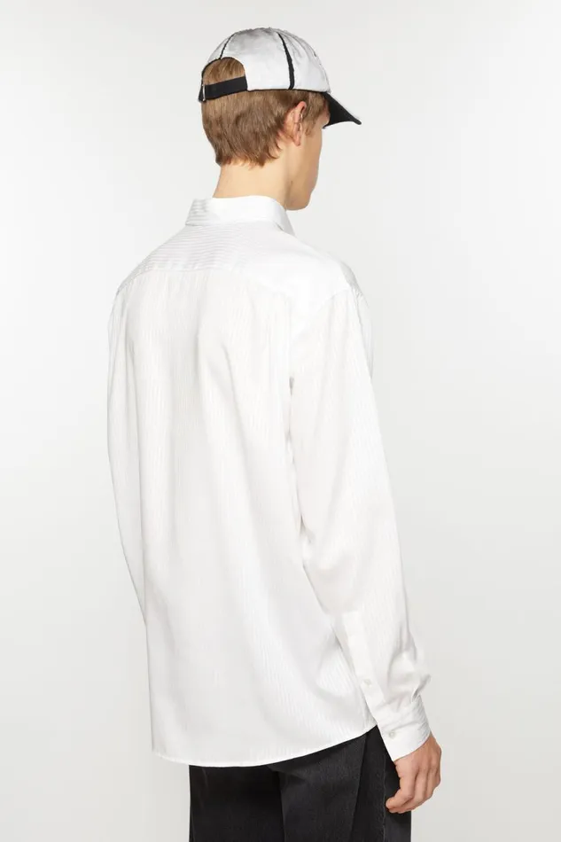 Men Buttonup Shirt White Acne Studios Shirts