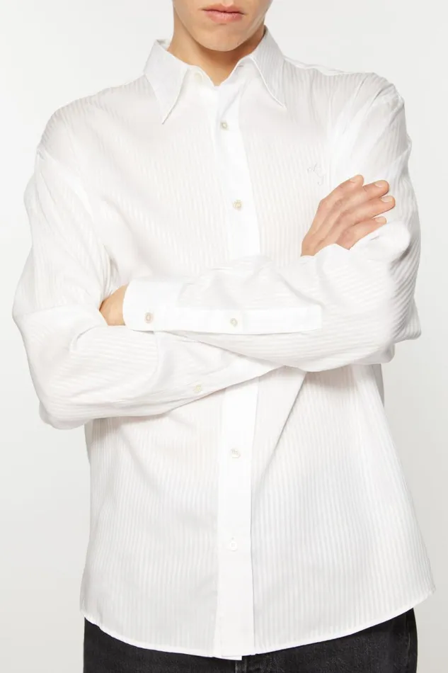 Men Buttonup Shirt White Acne Studios Shirts