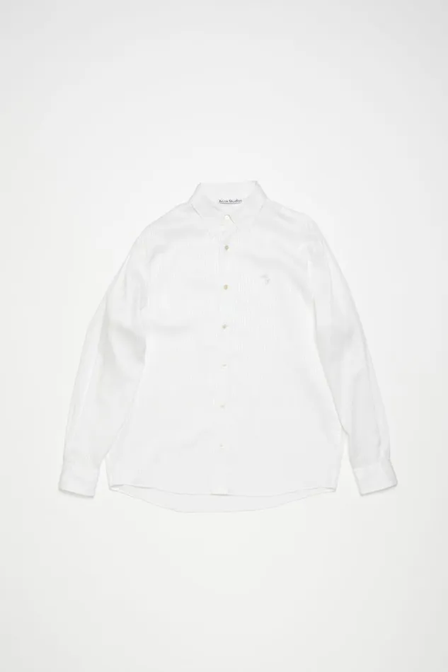 Men Buttonup Shirt White Acne Studios Shirts