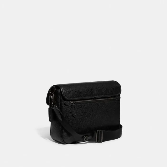 Men Charter Messenger In Signature Canvas Charcoalblack Coach Messenger and Crossbody Men Charter Messenger In Signature Canvas Charcoalblack Coach Messenger and Crossbody