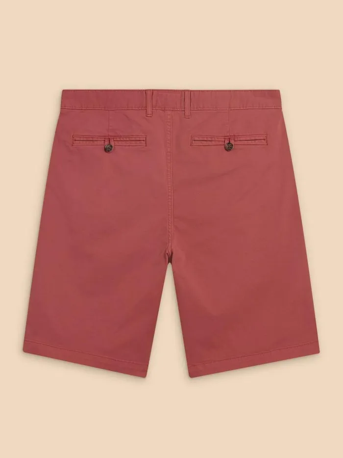 Men CHINOS White Stuff Sutton Organic Chino Short Deep Pink Men CHINOS White Stuff Sutton Organic Chino Short Deep Pink