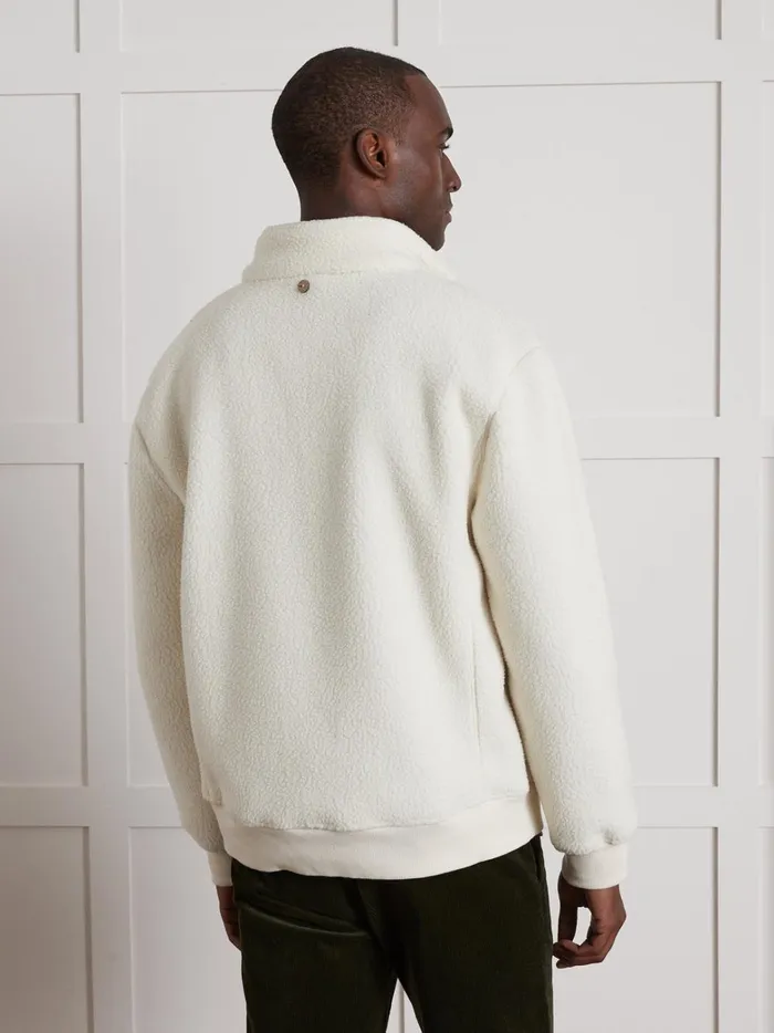 Men Clothing Cyrillus Aubiac PlushLike Knit Sweater 8211 The Faguo Collection Ecru