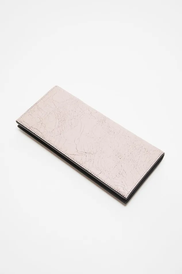 Men Continental Wallet Pastel Pink Acne Studios Small Leather Goods