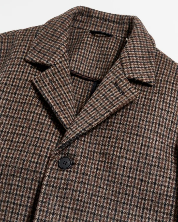 Men Cooper Coat Charcoaltan Billy Reid Jackets and Outerwear
