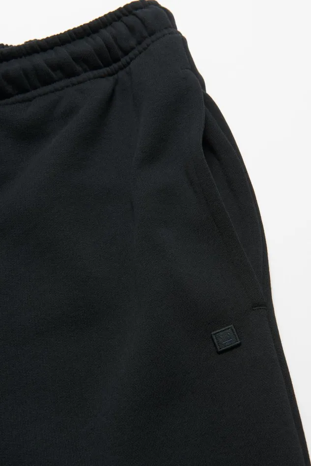 Men Cotton Sweatpants Black Acne Studios Trousers