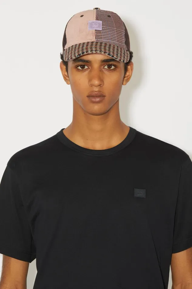 Men Crew Neck Tshirt Regular Fit Black Acne Studios Tshirts