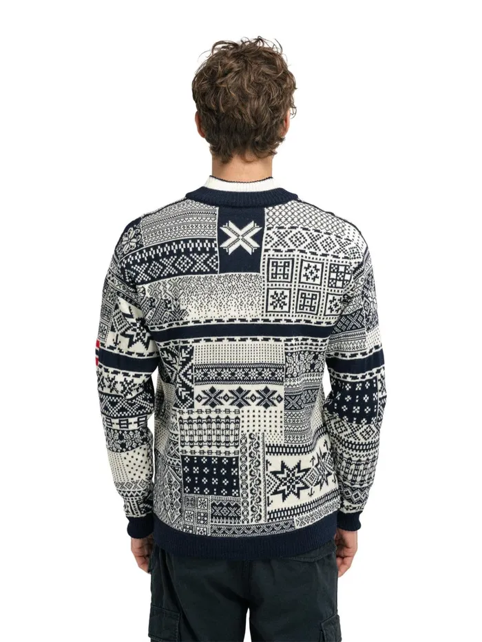 Men Dale Of Norway Halfzip History Sweater 8211 Norwegian Wool