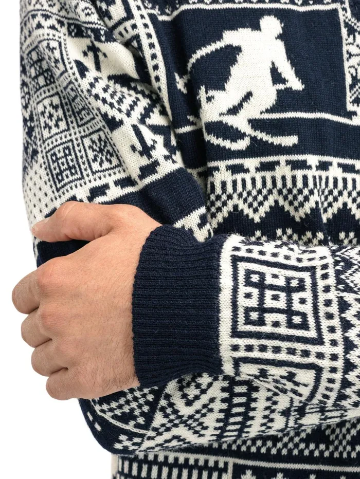 Men Dale Of Norway Halfzip History Sweater 8211 Norwegian Wool