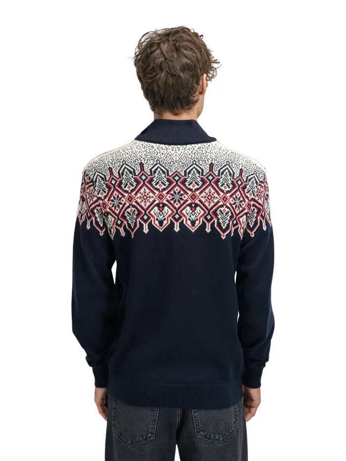 Men Dale Of Norway Halfzip Winterland Wool Sweater 8211 Merino