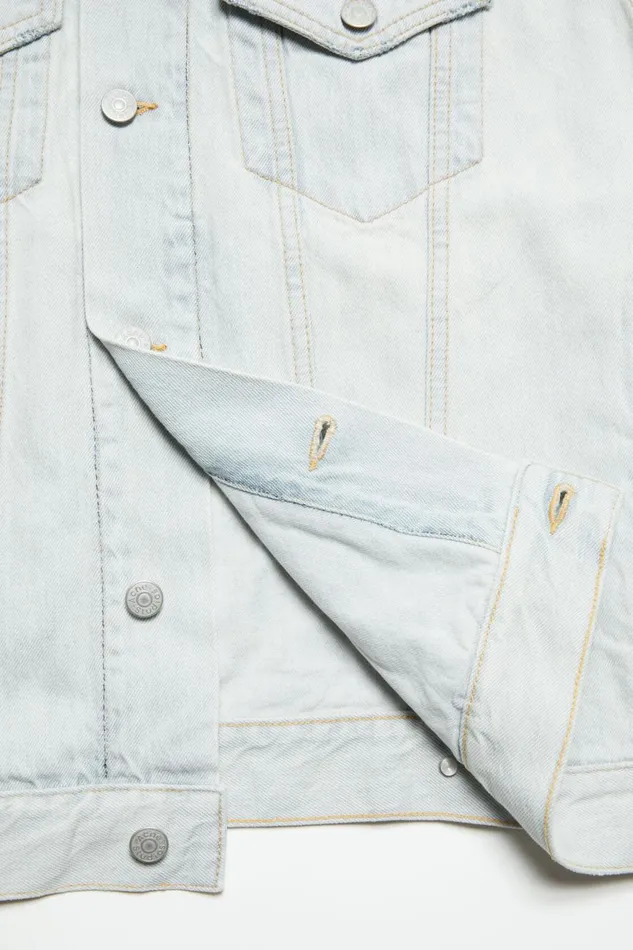 Men Denim Jacket 8211 Relaxed Fit Light Blue Acne Studios Outerwear