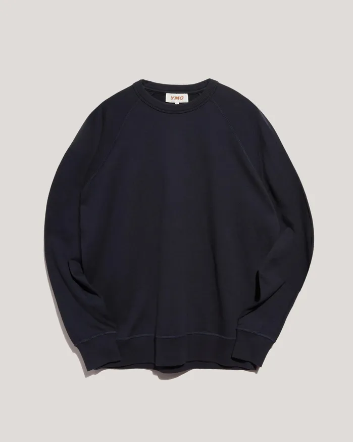 Men Earth Shrank Sweatshirt Navy YMC Tops and TShirts