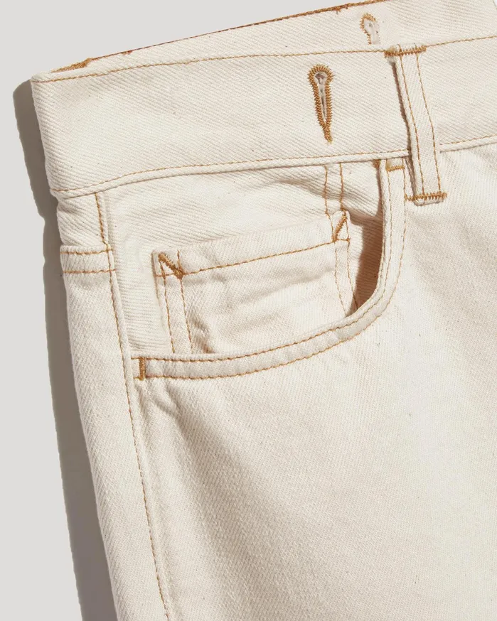 Men Earth Tearaway Jeans Ecru YMC Trousers and Shorts