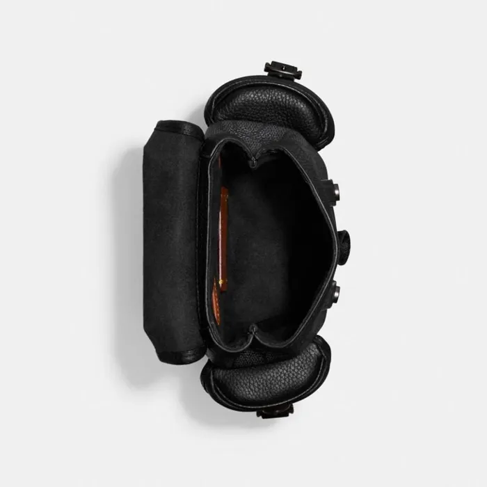 Men Hitch Backpack 13 In Signature Canvas Charcoal Coach Backpacks