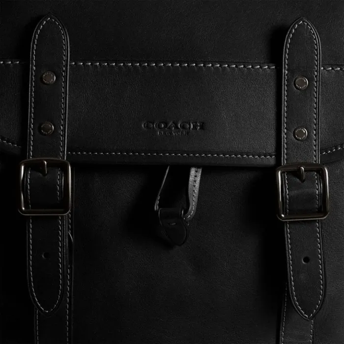 Men Hitch Backpack Black Coach Backpacks
