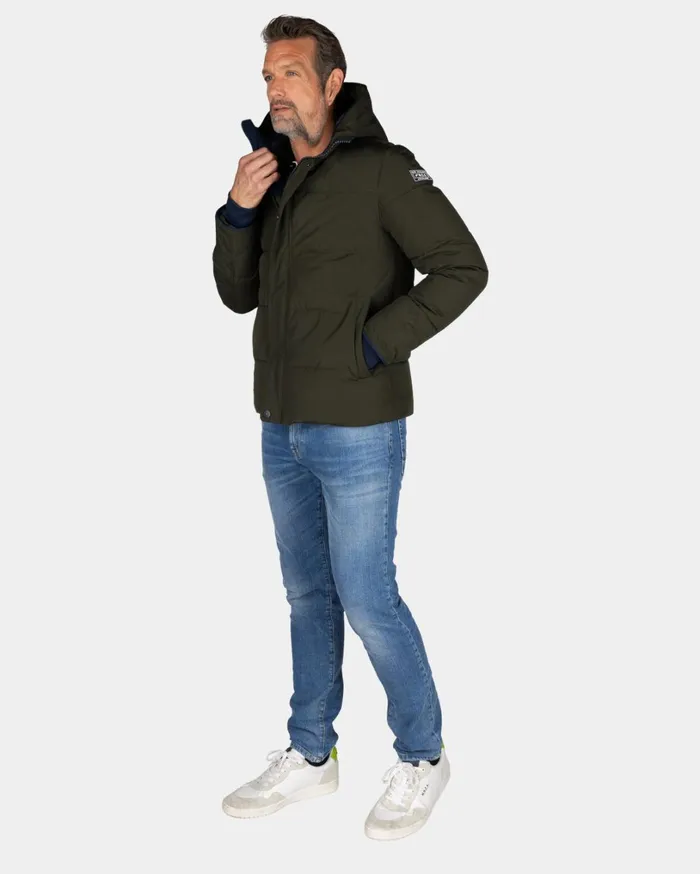 Men Jackets NZA New Zealand Auckland Dark Green Padded Jacket 8211 Gravel Green Men Jackets NZA New Zealand Auckland Dark Green Padded Jacket 8211 Gravel Green