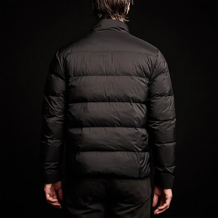 MEN James Perse ASPEN COLLECTION Side Stripe Puffer Jacket Blackblack