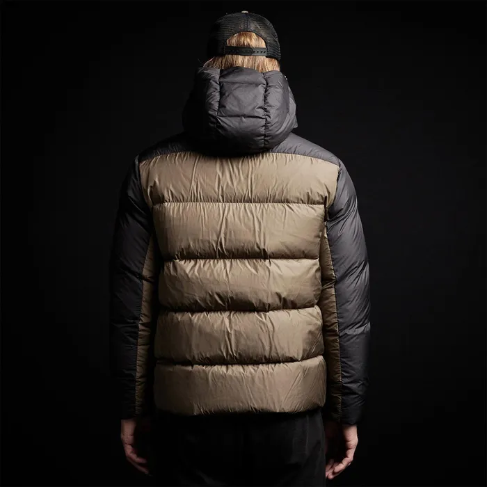 MEN James Perse JACKETSOUTERWEAR YOSEMITE Two Tone Down Parka Blackplatoon