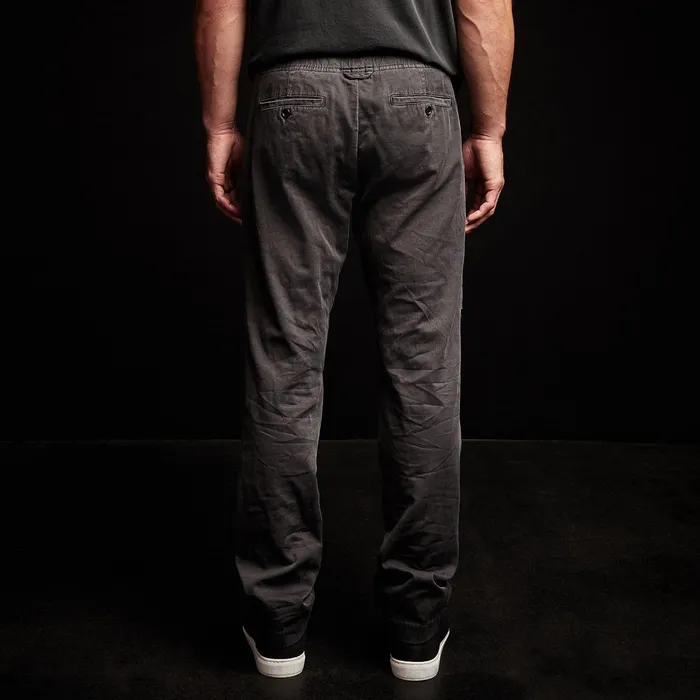 MEN James Perse PANTSDENIM Army Cotton Slub Utility Pant Black Pigment
