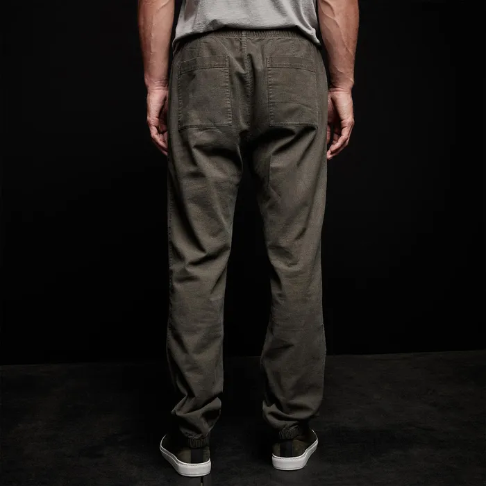 MEN James Perse PANTSDENIM Overdyed Flannel Track Pant Hunter Pigment