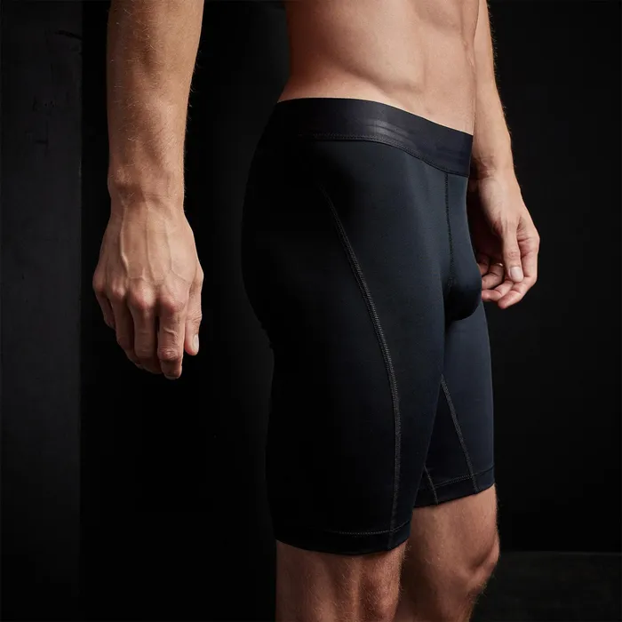 MEN James Perse Performance Bottoms YOSEMITE Sport Long Boxer Black