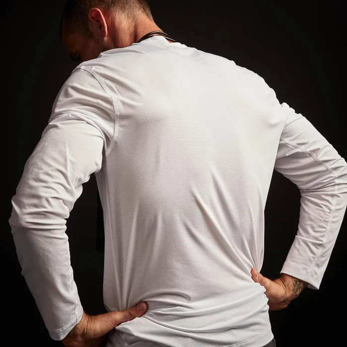 MEN James Perse Performance Tops YOSEMITE Perforated Performance Crew White