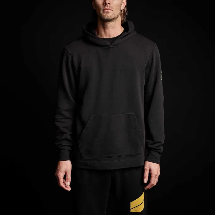 MEN James Perse SWEAT TOPSBOTTOMS YOSEMITE French Terry Pullover Hoodie Black