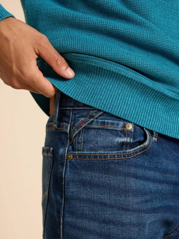 Men JEANS White Stuff Eastwood Straight Jean Mid Denim Men JEANS White Stuff Eastwood Straight Jean Mid Denim
