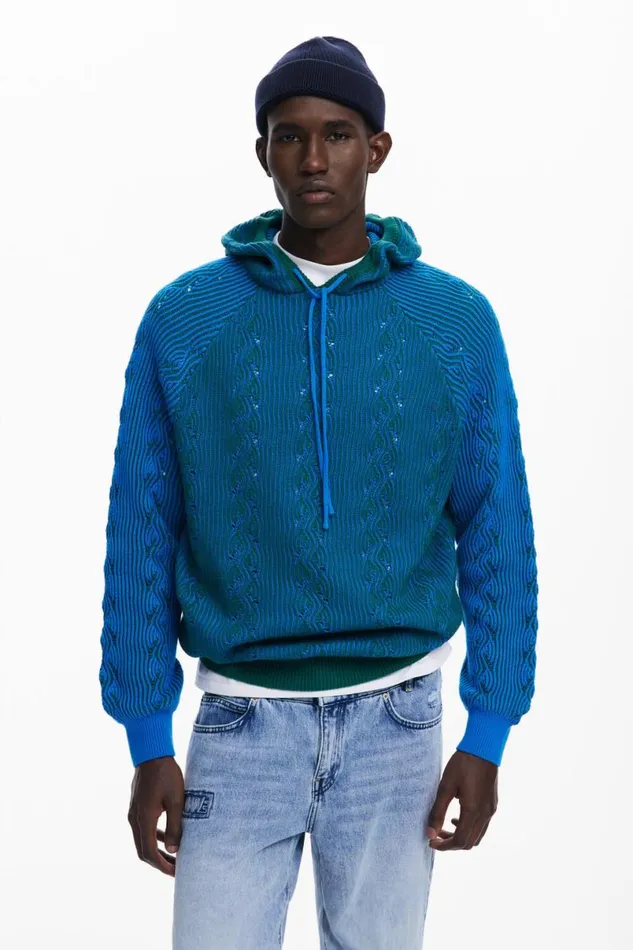 Men Jumpers And Sweatshirts Desigual Zigzag Sweatshirt