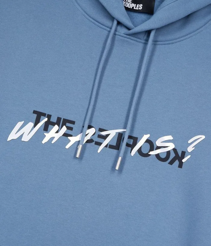 Men Knits and Tees THE KOOPLES Blue What Is Hoodie Men Knits and Tees THE KOOPLES Blue What Is Hoodie