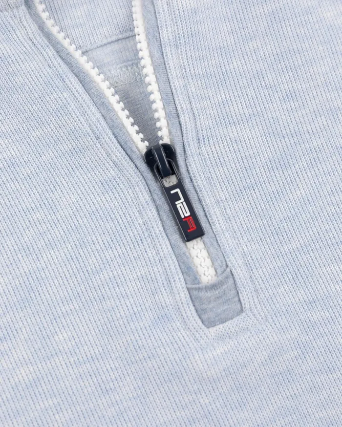 Men Knitwear NZA New Zealand Auckland Light Blue Half Zip Sweat 8211 Marble Blue Men Knitwear NZA New Zealand Auckland Light Blue Half Zip Sweat 8211 Marble Blue