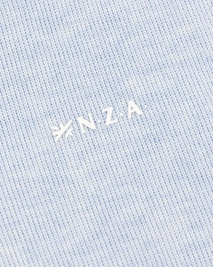 Men Knitwear NZA New Zealand Auckland Light Blue Half Zip Sweat 8211 Marble Blue Men Knitwear NZA New Zealand Auckland Light Blue Half Zip Sweat 8211 Marble Blue