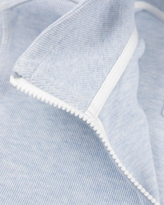 Men Knitwear NZA New Zealand Auckland Light Blue Half Zip Sweat 8211 Marble Blue Men Knitwear NZA New Zealand Auckland Light Blue Half Zip Sweat 8211 Marble Blue